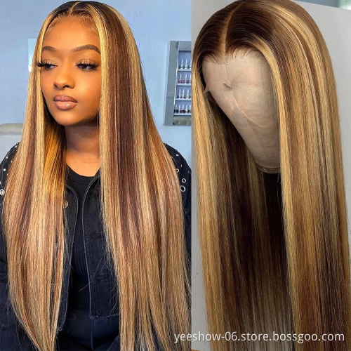 Wholesale Brazilian Hair HD Lace Front Human Wigs virgin hair HD transparent lace  Front human hair wig for black women